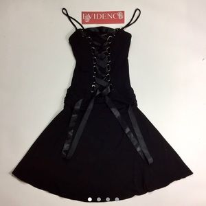 morbid threads lace up corset dress vintage goth